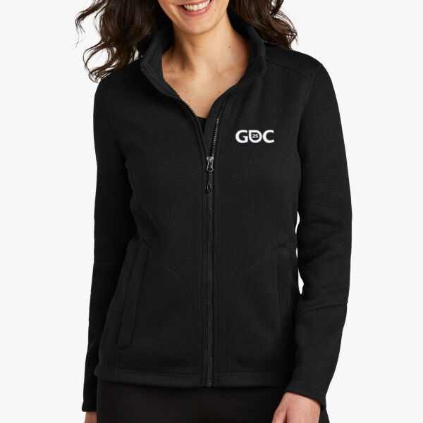 Ladies GDC'25 Sweater Fleece Jacket Thumbnail