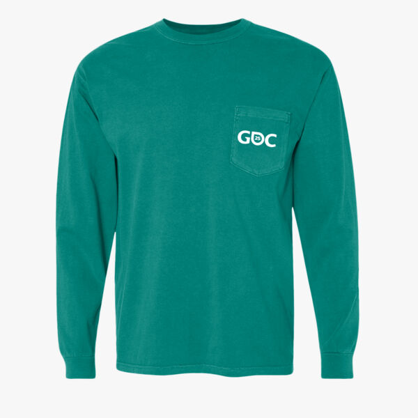 Heavyweight Ring Spun Long Sleeve Pocket Tee Thumbnail